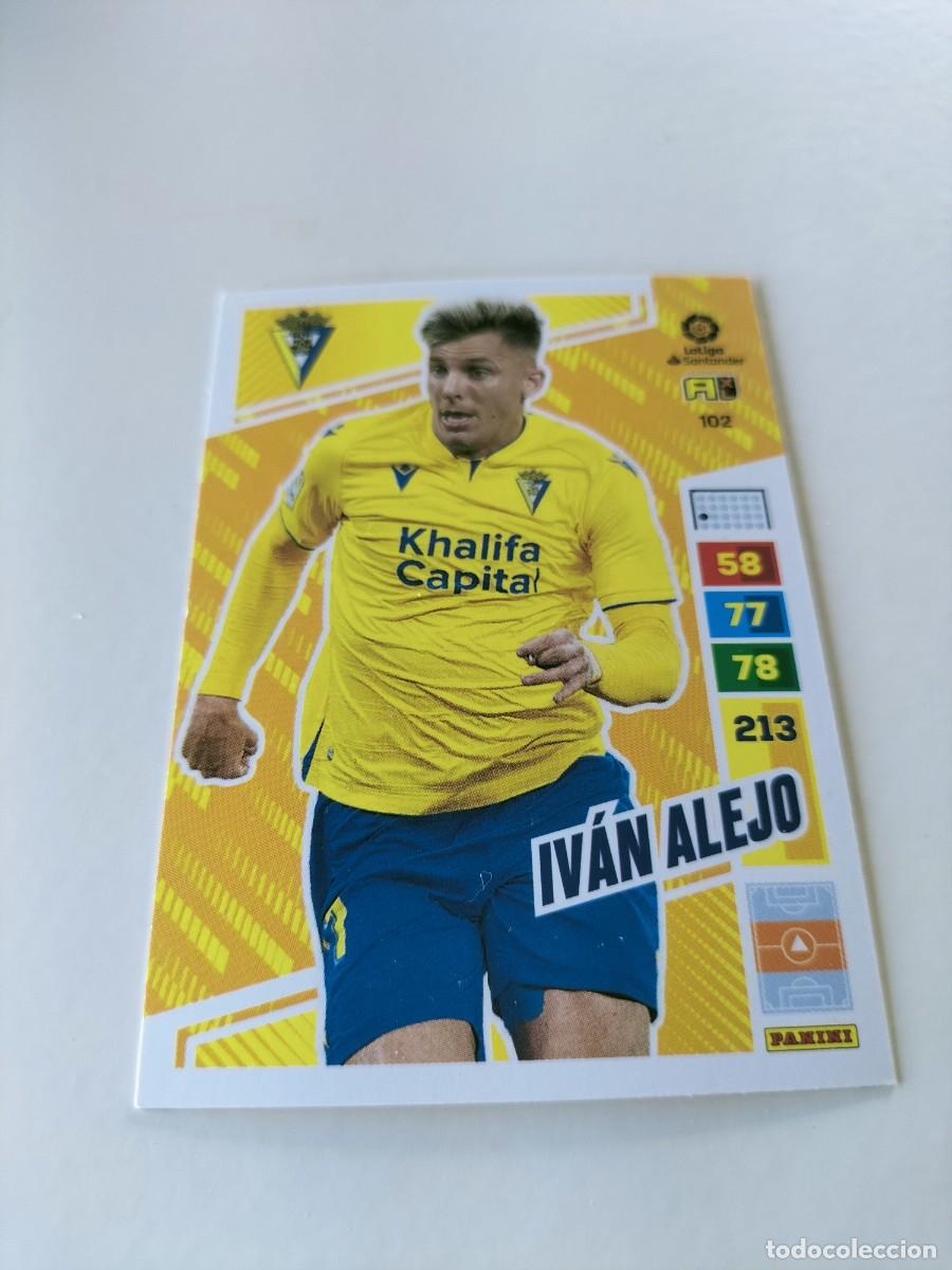 Cromos de f&uacute;tbol: 1 CROMO FICHA PANINI ADRENALYN TEMPORADA 2022-2023 22-23 CADIZ C.F 102 IVAN ALEJO