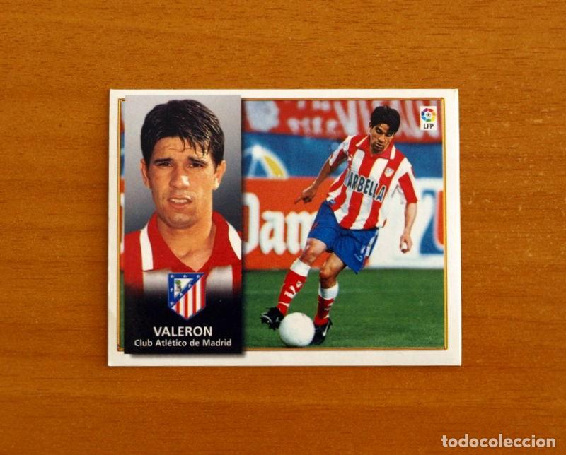 Cromos de f&uacute;tbol: Atl&eacute;tico de Madrid - Valer&oacute;n - Ediciones Este Liga 1998-1999, 98-99 - Nunca Pegado