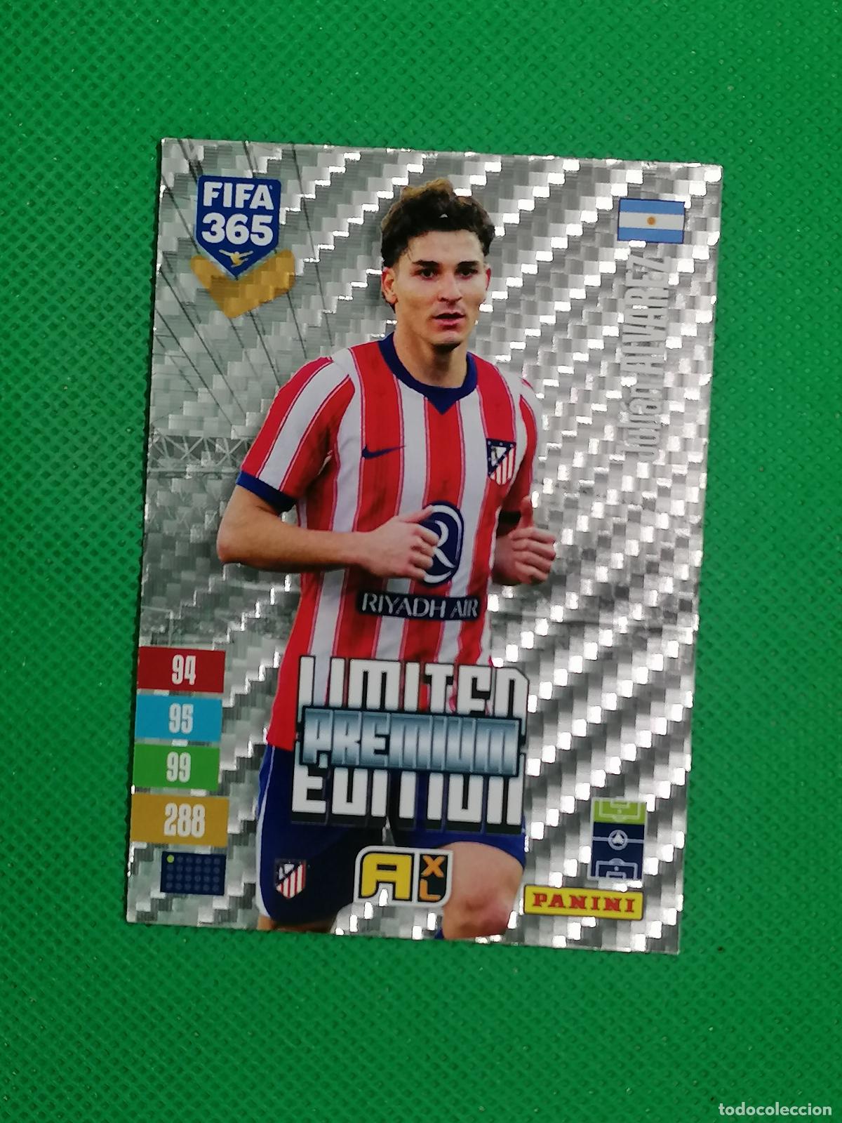 Cromos de f&uacute;tbol: JULIAN ALVAREZ ATLETICO DE MADRID LIMITED EDITION PREMIUM ⚽ PANINI FIFA 365 26 27 2026 2027 ⚽