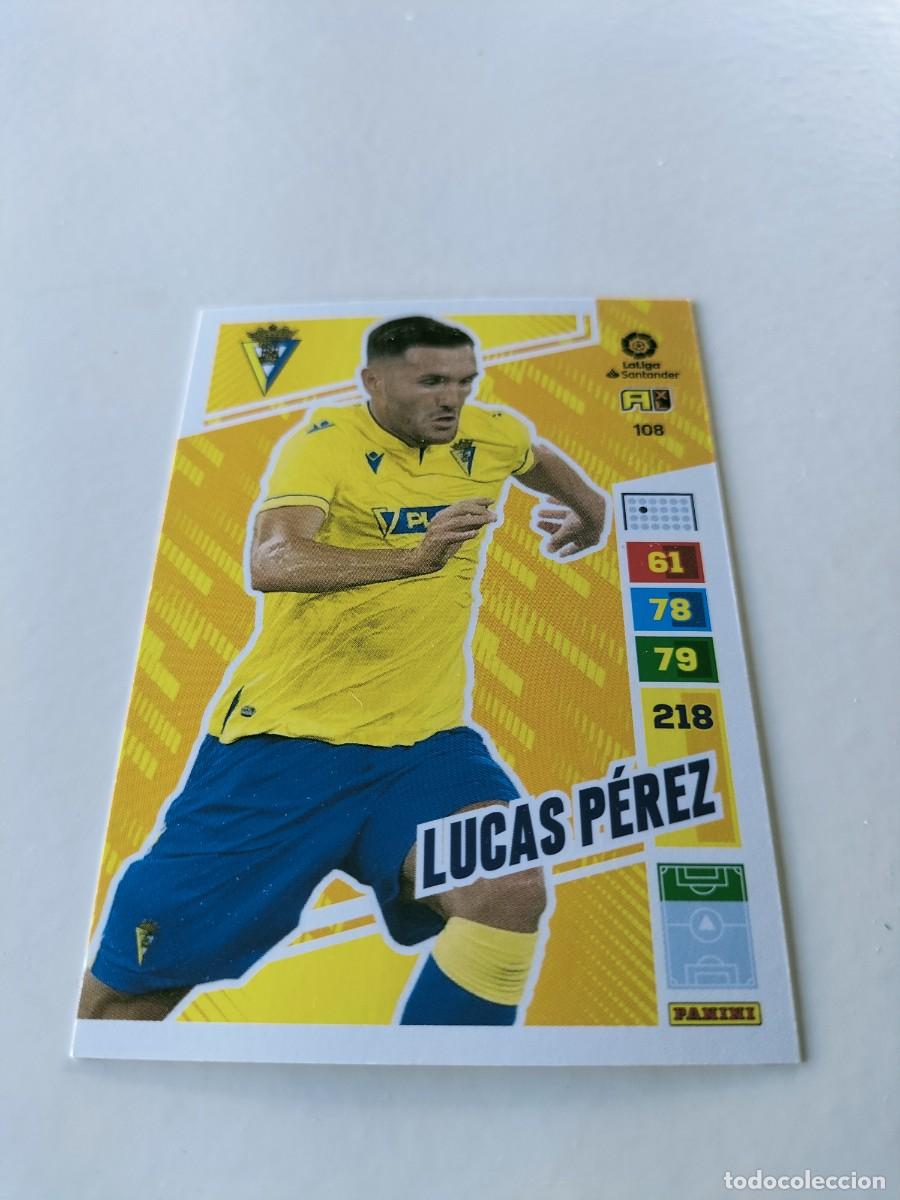 Cromos de f&uacute;tbol: 1 CROMO FICHA PANINI ADRENALYN 2022-2023 22-23 CADIZ C.F 108 LUCAS PEREZ