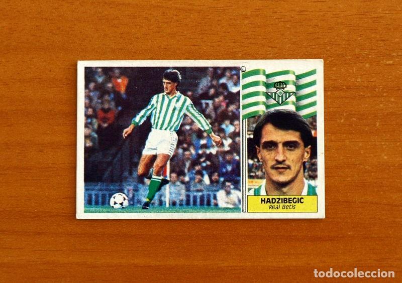 Cromos de f&uacute;tbol: Real Betis - Hadzibegic - Ediciones Este Liga 1986-1987, 86-87 - Nunca pegado