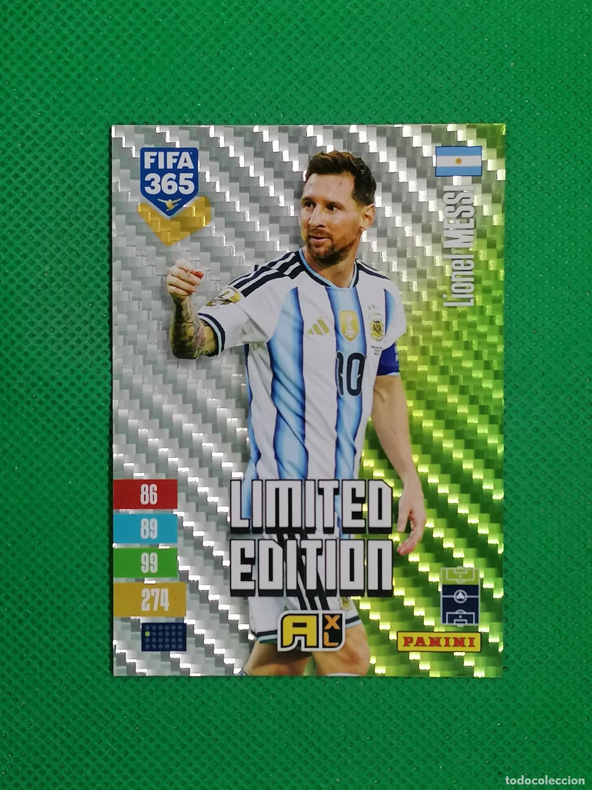 Cromos de f&uacute;tbol: LIONEL MESSI ARGENTINA LIMITED EDITION ⚽ PANINI FIFA 365 26 27 2026 2027 ⚽
