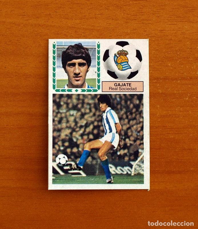 Cromos de f&uacute;tbol: Real Sociedad - Gajate - Ediciones Este Liga 1983-1984, 83-84 - Nunca pegado