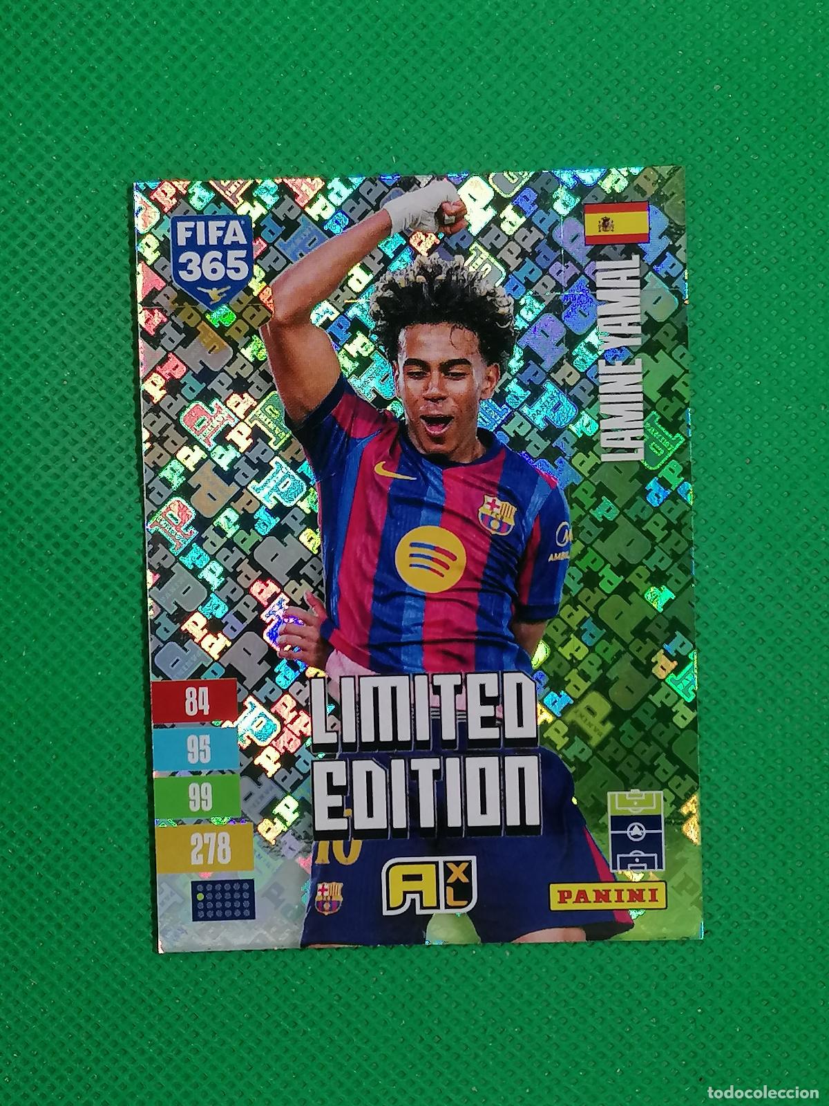 Cromos de f&uacute;tbol: LAMINE YAMAL BARCELONA LIMITED EDITION ⚽ PANINI FIFA 365 26 27 2026 2027 ⚽