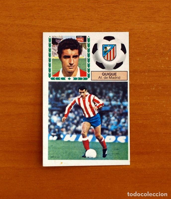 Cromos de f&uacute;tbol: Atletico de Madrid - Quique - Ediciones Este Liga 1983-1984, 83-84 - Nunca pegado