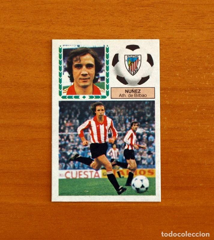 Cromos de f&uacute;tbol: Athletic de Bilbao - Nu&ntilde;ez - Ediciones Este Liga 1983-1984, 83-84 - Nunca Pegado