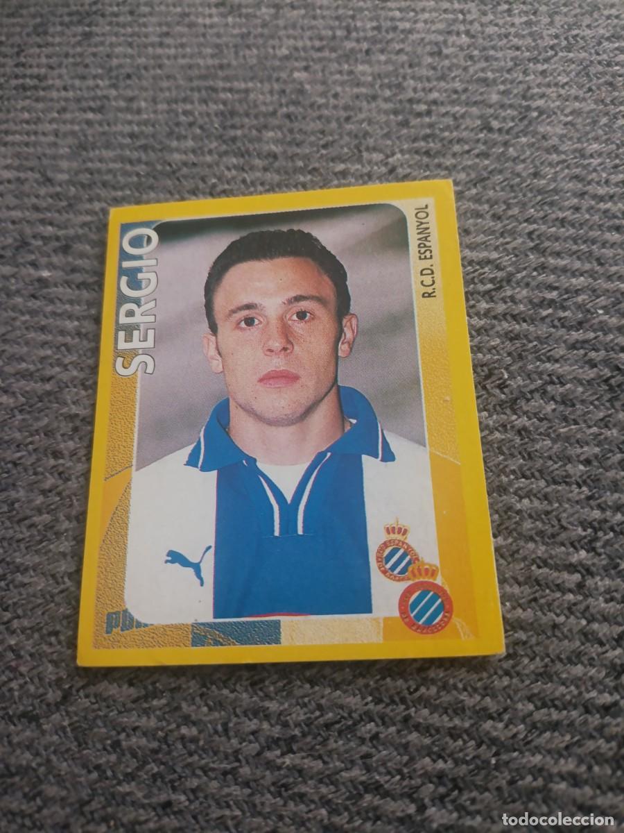 Cromos de f&uacute;tbol: Sergio Espa&ntilde;ol super campeonato 98/99