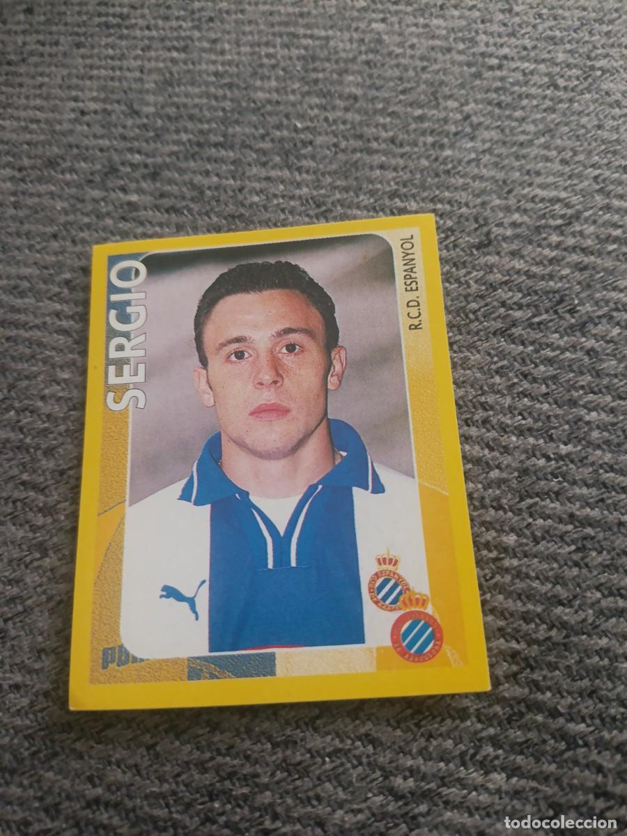 Cromos de f&uacute;tbol: Sergio Espa&ntilde;ol super campeonato 98/99