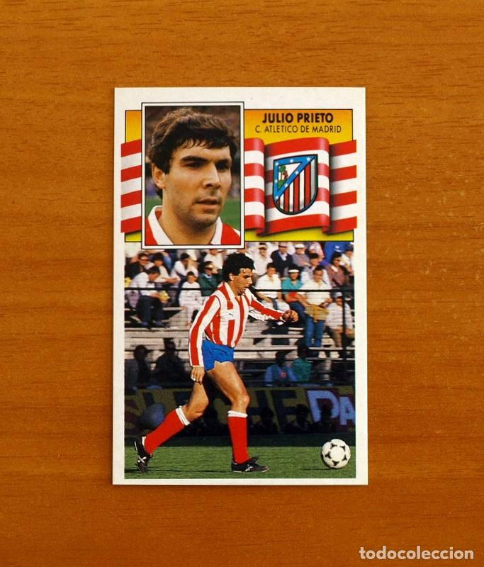 Cromos de f&uacute;tbol: Atletico Madrid - Julio Prieto - Ediciones Este Liga 1990-1991, 90-91 - Nunca pegado