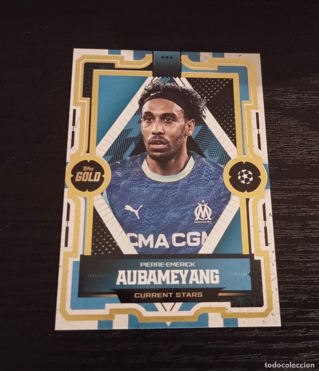 Cromos de f&uacute;tbol: -TOPPS GOLD 25-26 : AUBAMEYANG ( OLIMPIQUE MARSELLA )