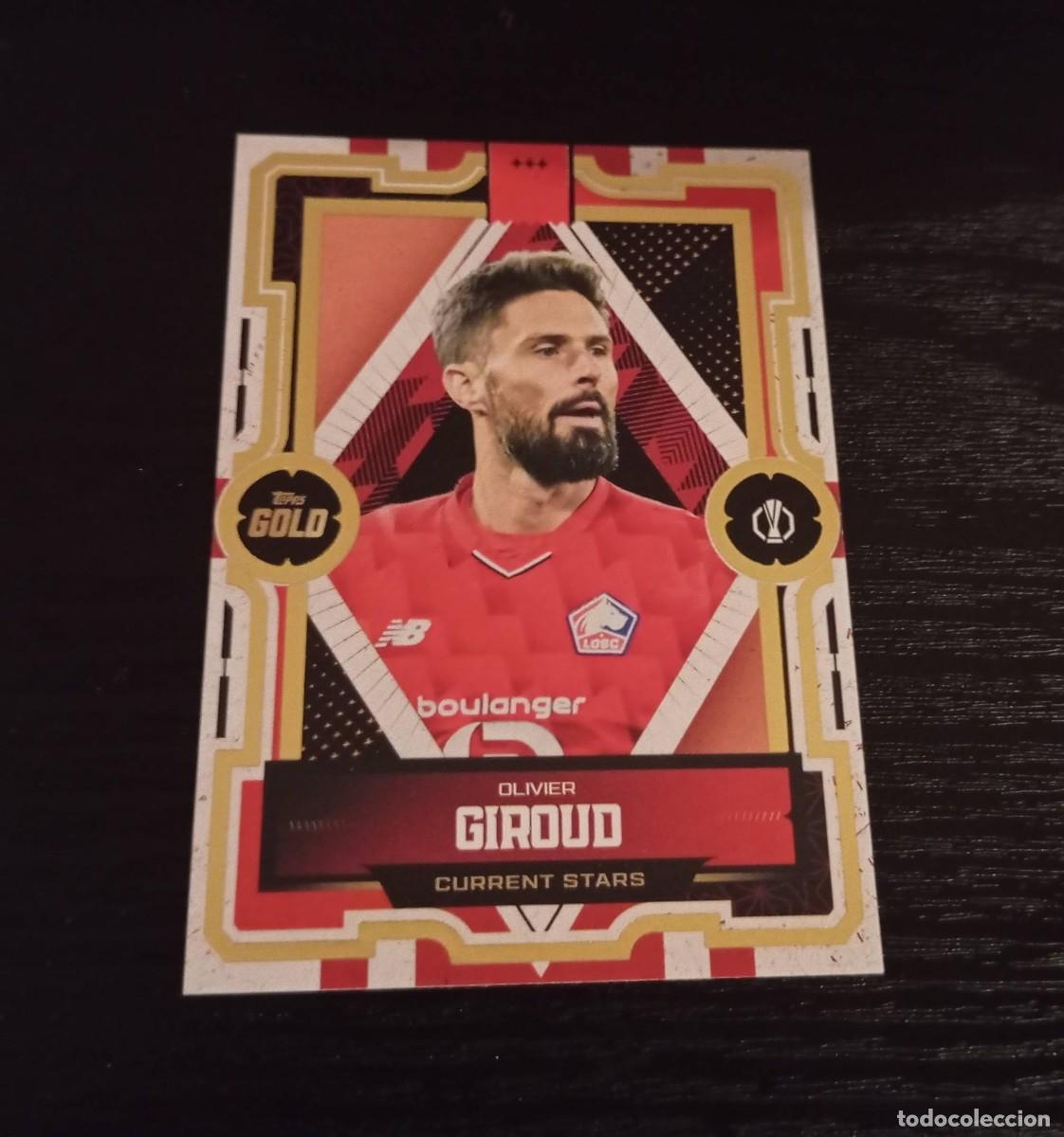 Cromos de f&uacute;tbol: -TOPPS GOLD 25-26 : GIROUD ( LOSC )