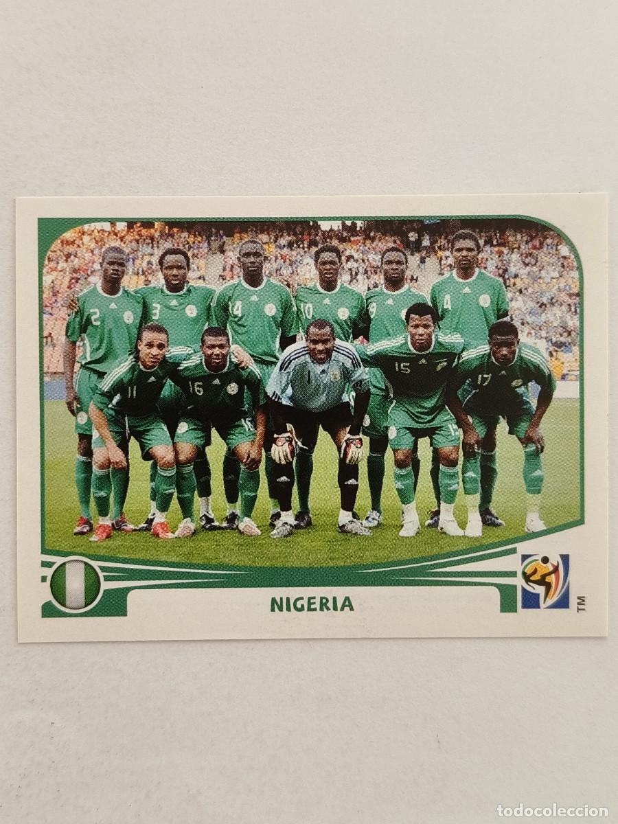 Cromos de f&uacute;tbol: #125 ALINEACION (NIGERIA) MUNDIAL SUDAFRICA 2010 PANINI