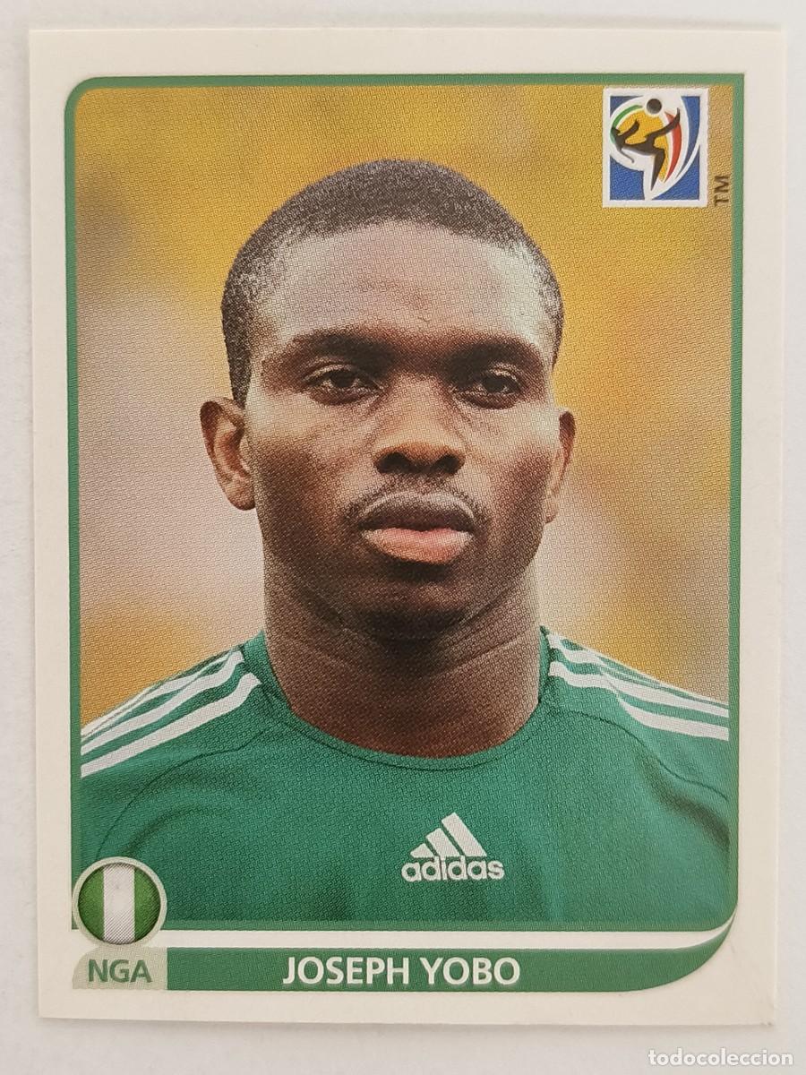 Cromos de f&uacute;tbol: #128 JOSEPH YOBO (NIGERIA) MUNDIAL SUDAFRICA 2010 PANINI