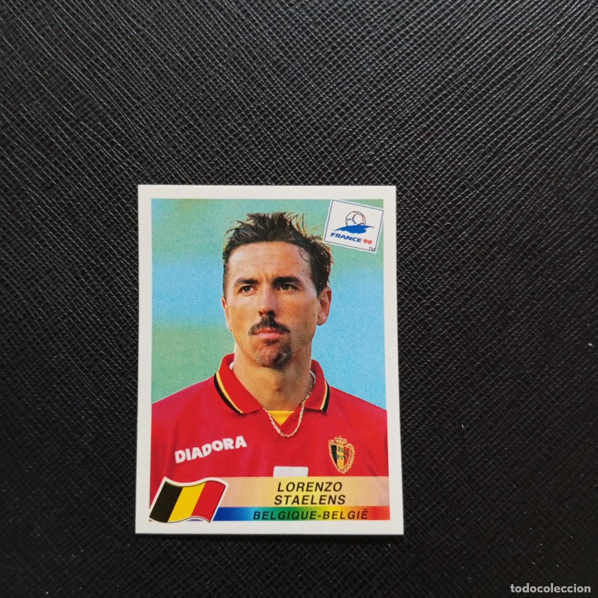 Cromos de f&uacute;tbol: 326 LORENZO STAELENS BELGICA PANINI 1998 MUNDIAL CROMO FUTBOL FRANCIA 98 - SIN PEGAR - A98 PG19