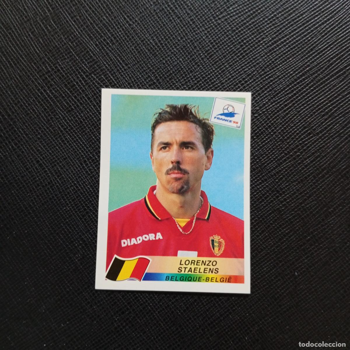 Cromos de f&uacute;tbol: 326 LORENZO STAELENS BELGICA PANINI 1998 MUNDIAL CROMO FUTBOL FRANCIA 98 - SIN PEGAR - A98 PG55 B