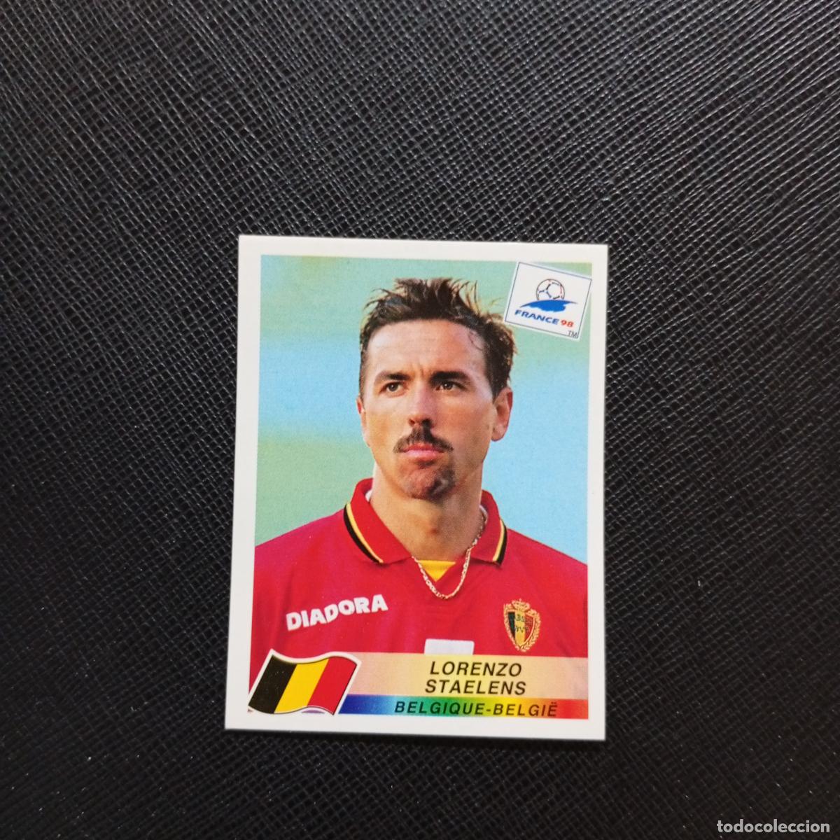 Cromos de f&uacute;tbol: 326 LORENZO STAELENS BELGICA PANINI 1998 MUNDIAL CROMO FUTBOL FRANCIA 98 - SIN PEGAR - A98 PG64