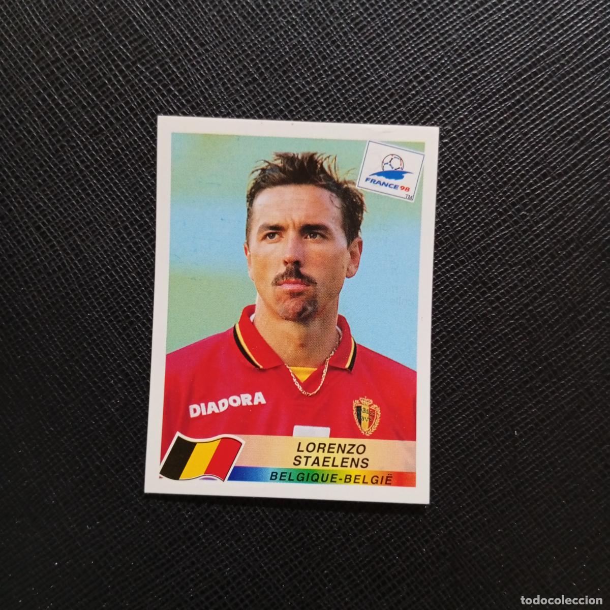 Cartes &agrave; collectionner de Football: 326 LORENZO STAELENS BELGICA PANINI 1998 MUNDIAL CROMO FUTBOL FRANCIA 98 - SIN PEGAR - A98 PG64 B
