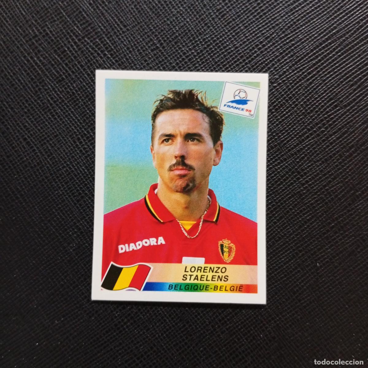 Cartes &agrave; collectionner de Football: 326 LORENZO STAELENS BELGICA PANINI 1998 MUNDIAL CROMO FUTBOL FRANCIA 98 - SIN PEGAR - A98 PG73