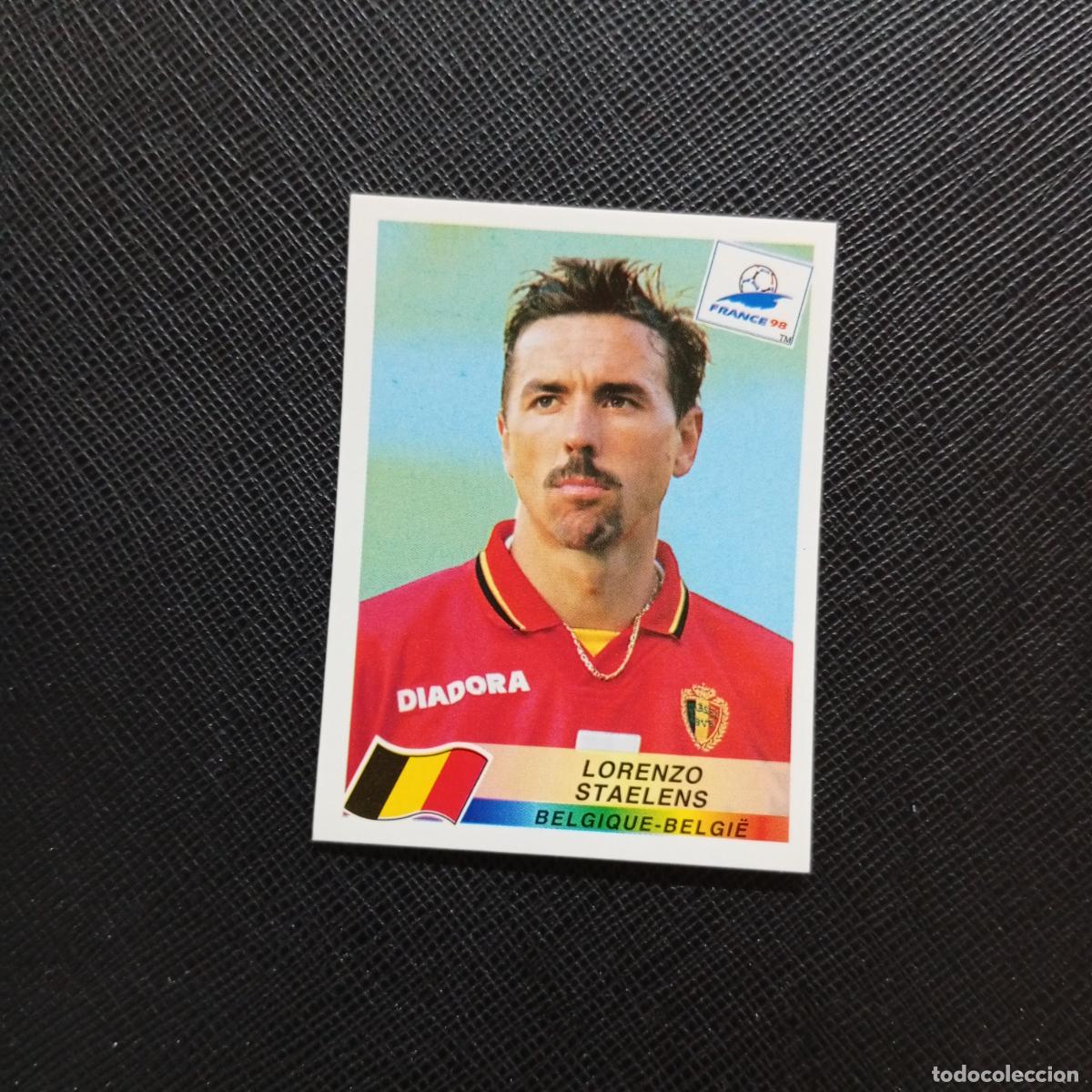 Cartes &agrave; collectionner de Football: 326 LORENZO STAELENS BELGICA PANINI 1998 MUNDIAL CROMO FUTBOL FRANCIA 98 - SIN PEGAR - A98 PG73 B