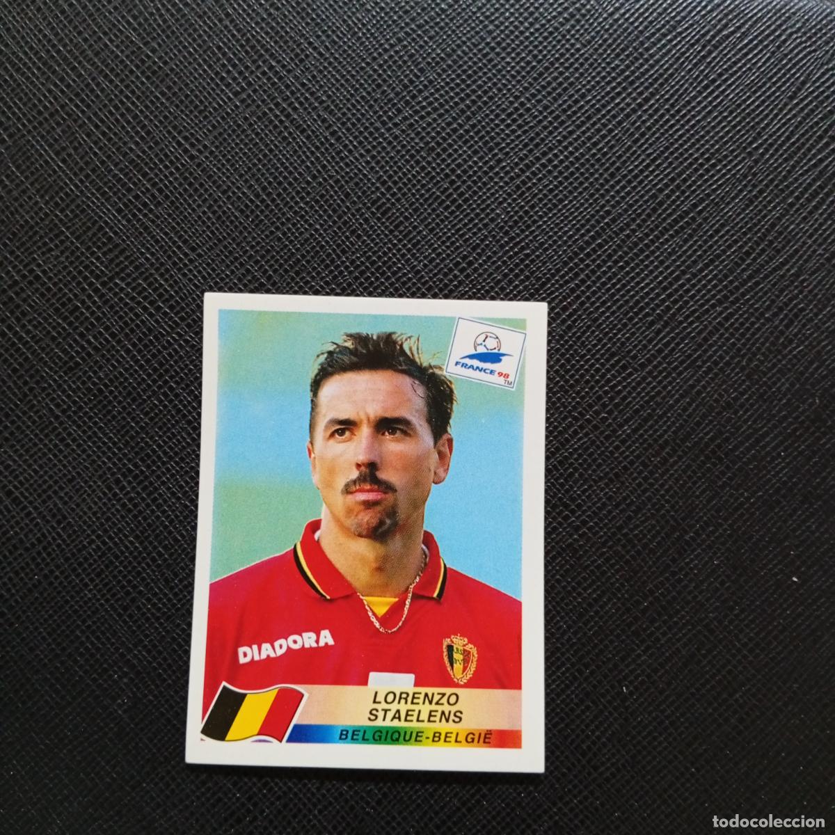 Cartes &agrave; collectionner de Football: 326 LORENZO STAELENS BELGICA PANINI 1998 MUNDIAL CROMO FUTBOL FRANCIA 98 - SIN PEGAR - A98 PG82