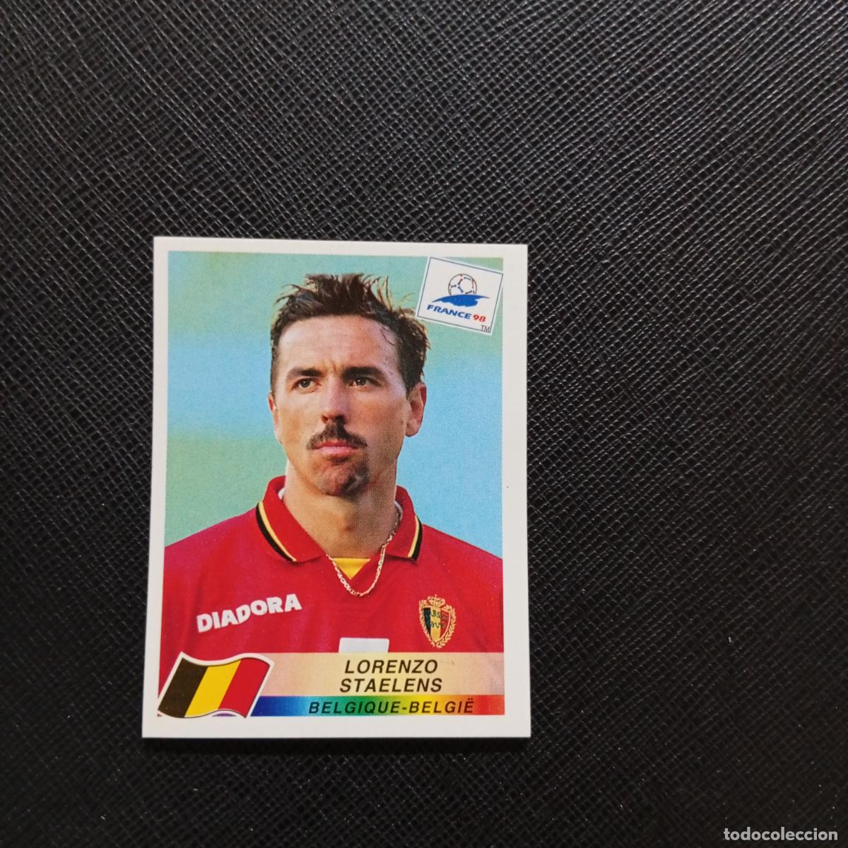 Cartes &agrave; collectionner de Football: 326 LORENZO STAELENS BELGICA PANINI 1998 MUNDIAL CROMO FUTBOL FRANCIA 98 - SIN PEGAR - A98 PG82 B