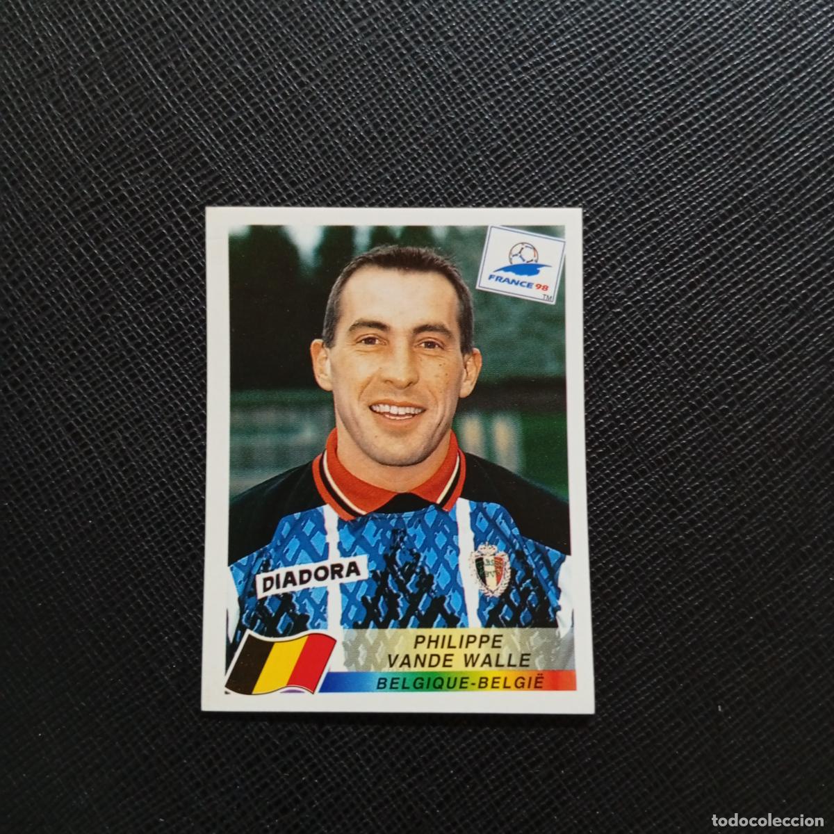 Cartes &agrave; collectionner de Football: 334 VANDE WALLE BELGICA PANINI 1998 MUNDIAL CROMO FUTBOL FRANCIA 98 - SIN PEGAR - A98 PG73