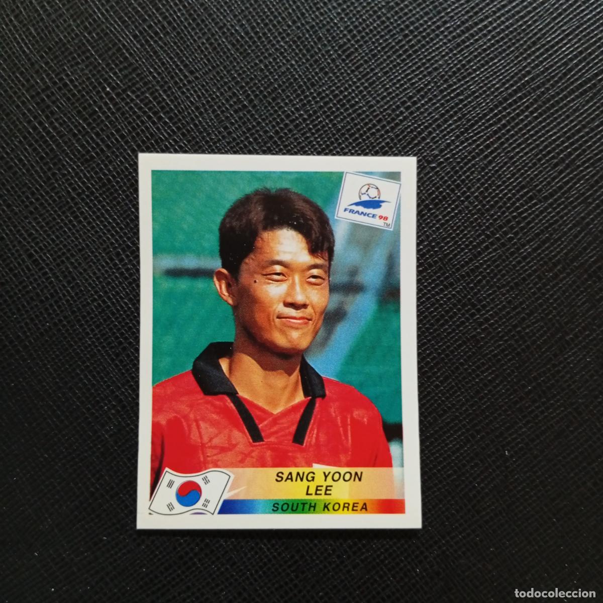 Cromos de f&uacute;tbol: 345 SANG YOON LEE KOREA PANINI 1998 MUNDIAL CROMO FUTBOL FRANCIA 98 - SIN PEGAR - A98 PG91