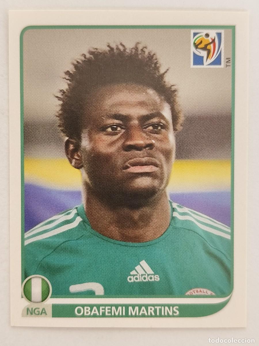 Cromos de f&uacute;tbol: #142 OBAFEMI MARTINS (NIGERIA) MUNDIAL SUDAFRICA 2010 PANINI