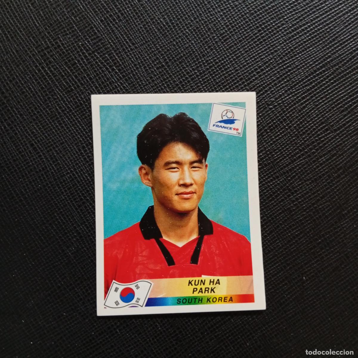 Cartes &agrave; collectionner de Football: 350 KUN HA PARK KOREA PANINI 1998 MUNDIAL CROMO FUTBOL FRANCIA 98 - SIN PEGAR - A98 PG91