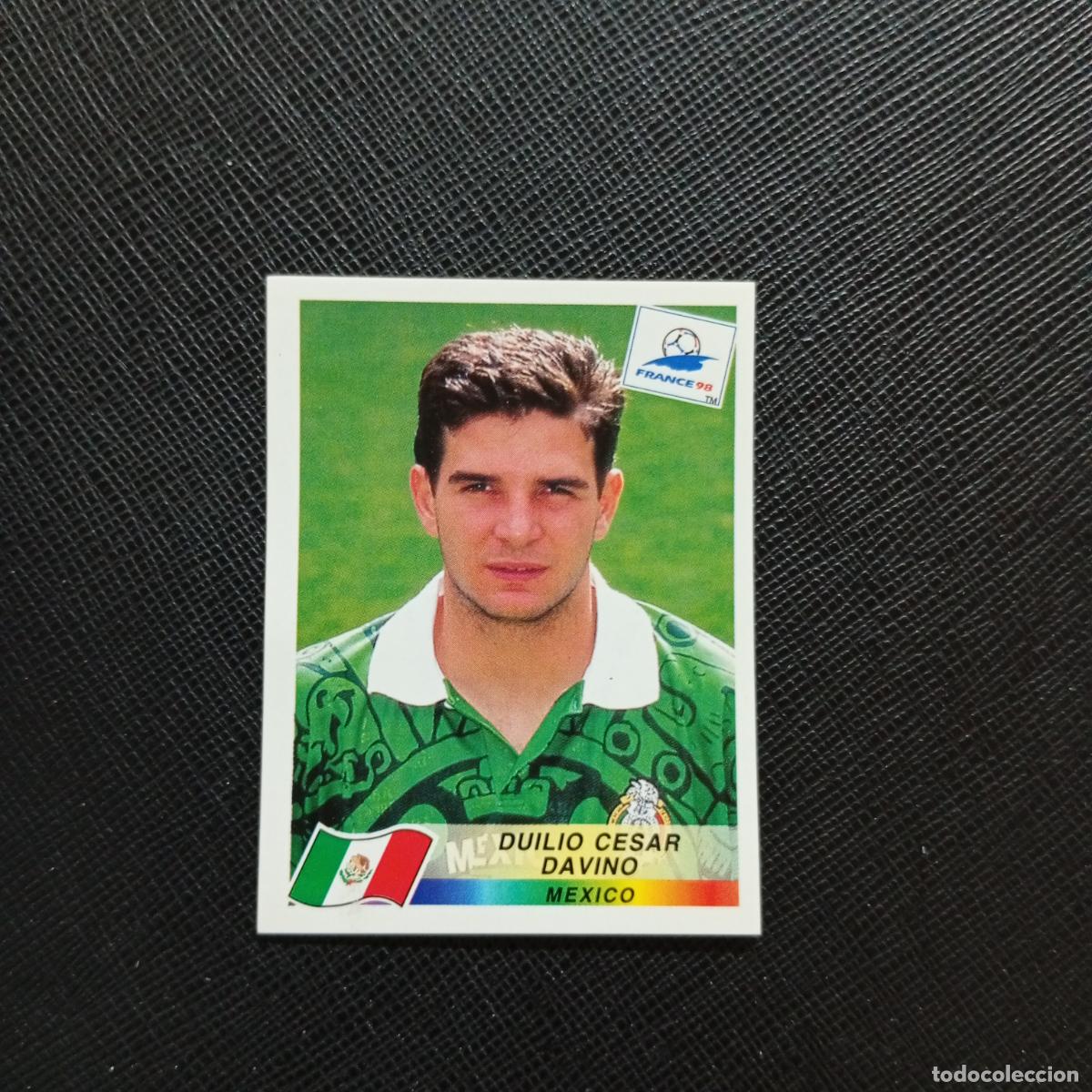 Cromos de f&uacute;tbol: 357 DAVINO MEXICO PANINI 1998 MUNDIAL CROMO FUTBOL FRANCIA 98 - SIN PEGAR - A98 PG91