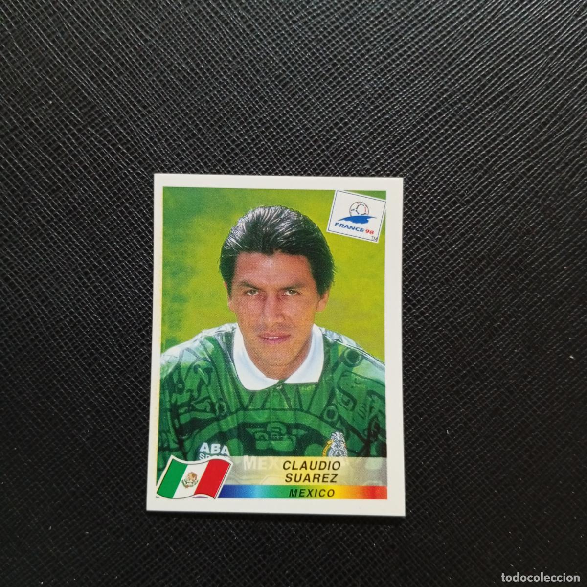 Cromos de f&uacute;tbol: 358 CLAUDIO SUAREZ MEXICO PANINI 1998 MUNDIAL CROMO FUTBOL FRANCIA 98 - SIN PEGAR - A98 PG100