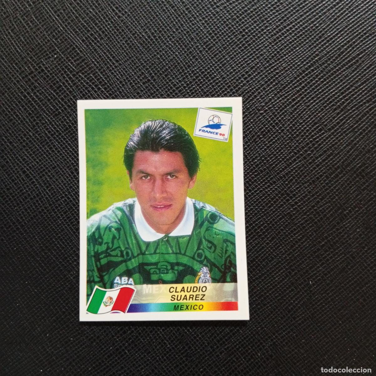 Cartes &agrave; collectionner de Football: 358 CLAUDIO SUAREZ MEXICO PANINI 1998 MUNDIAL CROMO FUTBOL FRANCIA 98 - SIN PEGAR - A98 PG100 B