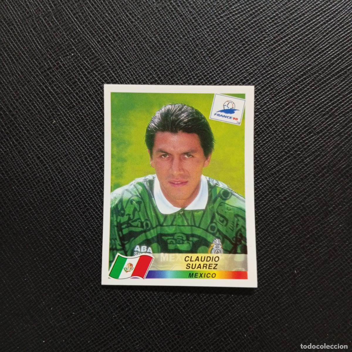 Cartes &agrave; collectionner de Football: 358 CLAUDIO SUAREZ MEXICO PANINI 1998 MUNDIAL CROMO FUTBOL FRANCIA 98 - SIN PEGAR - A98 PG127 B