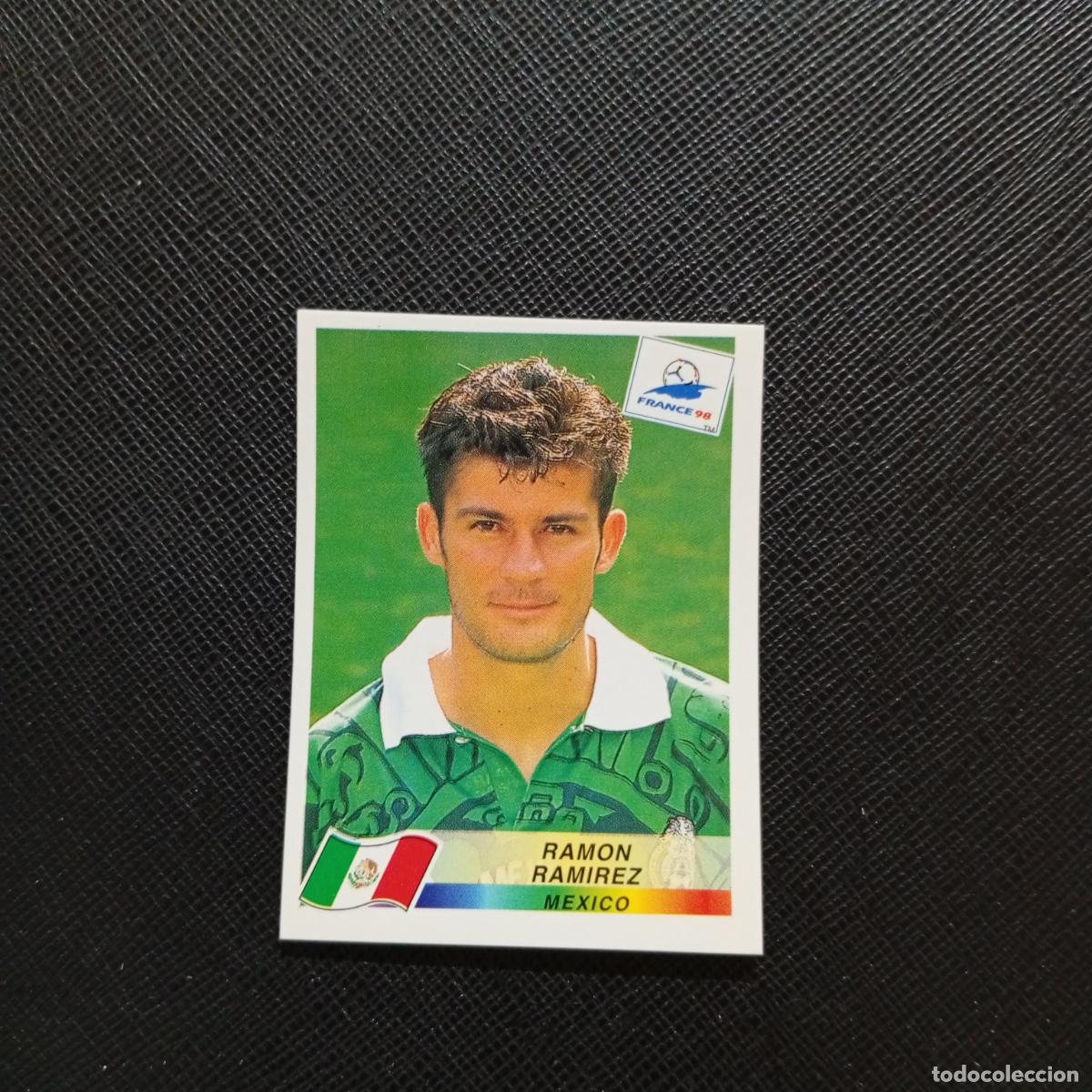 Cartes &agrave; collectionner de Football: 361 RAMON RAMIREZ MEXICO PANINI 1998 MUNDIAL CROMO FUTBOL FRANCIA 98 - SIN PEGAR - A98 PG91