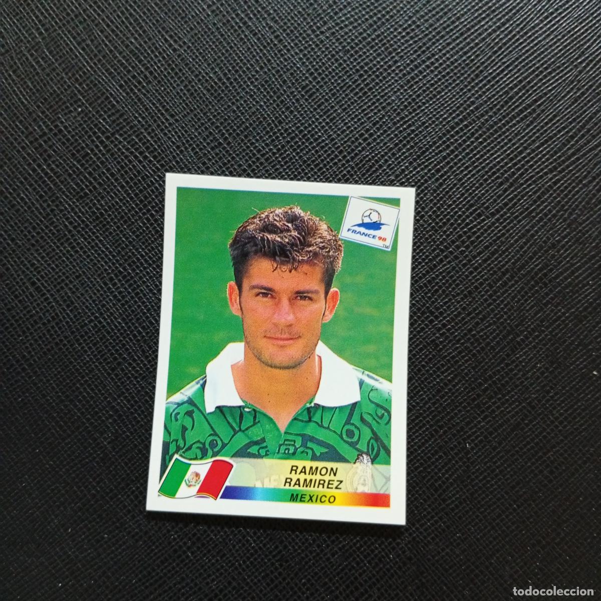 Cartes &agrave; collectionner de Football: 361 RAMON RAMIREZ MEXICO PANINI 1998 MUNDIAL CROMO FUTBOL FRANCIA 98 - SIN PEGAR - A98 PG91 B