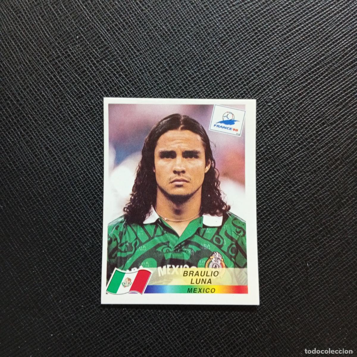 Cromos de f&uacute;tbol: 364 BRAULIO LUNA MEXICO PANINI 1998 MUNDIAL CROMO FUTBOL FRANCIA 98 - SIN PEGAR - A98 PG154