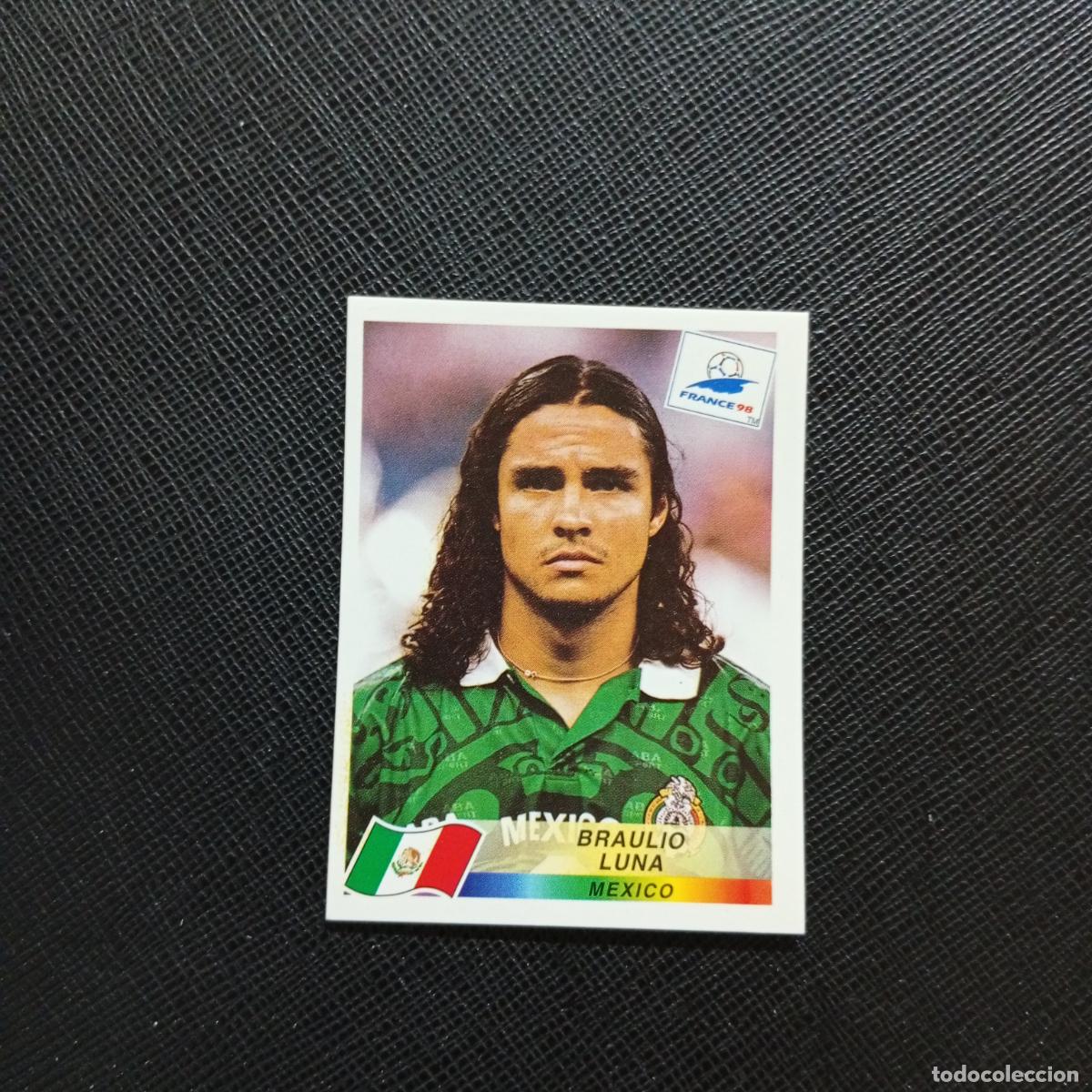 Cromos de f&uacute;tbol: 364 BRAULIO LUNA MEXICO PANINI 1998 MUNDIAL CROMO FUTBOL FRANCIA 98 - SIN PEGAR - A98 PG154 B
