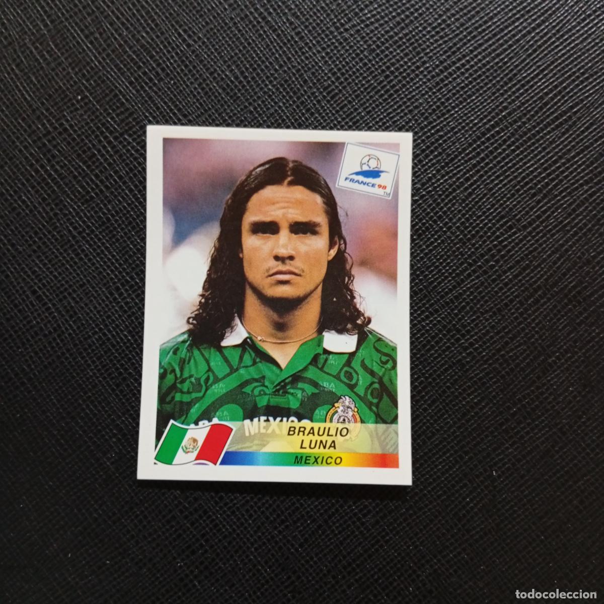 Cromos de f&uacute;tbol: 364 BRAULIO LUNA MEXICO PANINI 1998 MUNDIAL CROMO FUTBOL FRANCIA 98 - SIN PEGAR - A98 PG163