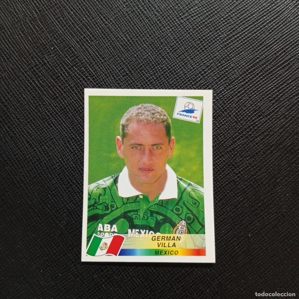 Cromos de f&uacute;tbol: 365 GERMAN VILLA MEXICO PANINI 1998 MUNDIAL CROMO FUTBOL FRANCIA 98 - SIN PEGAR - A98 PG163