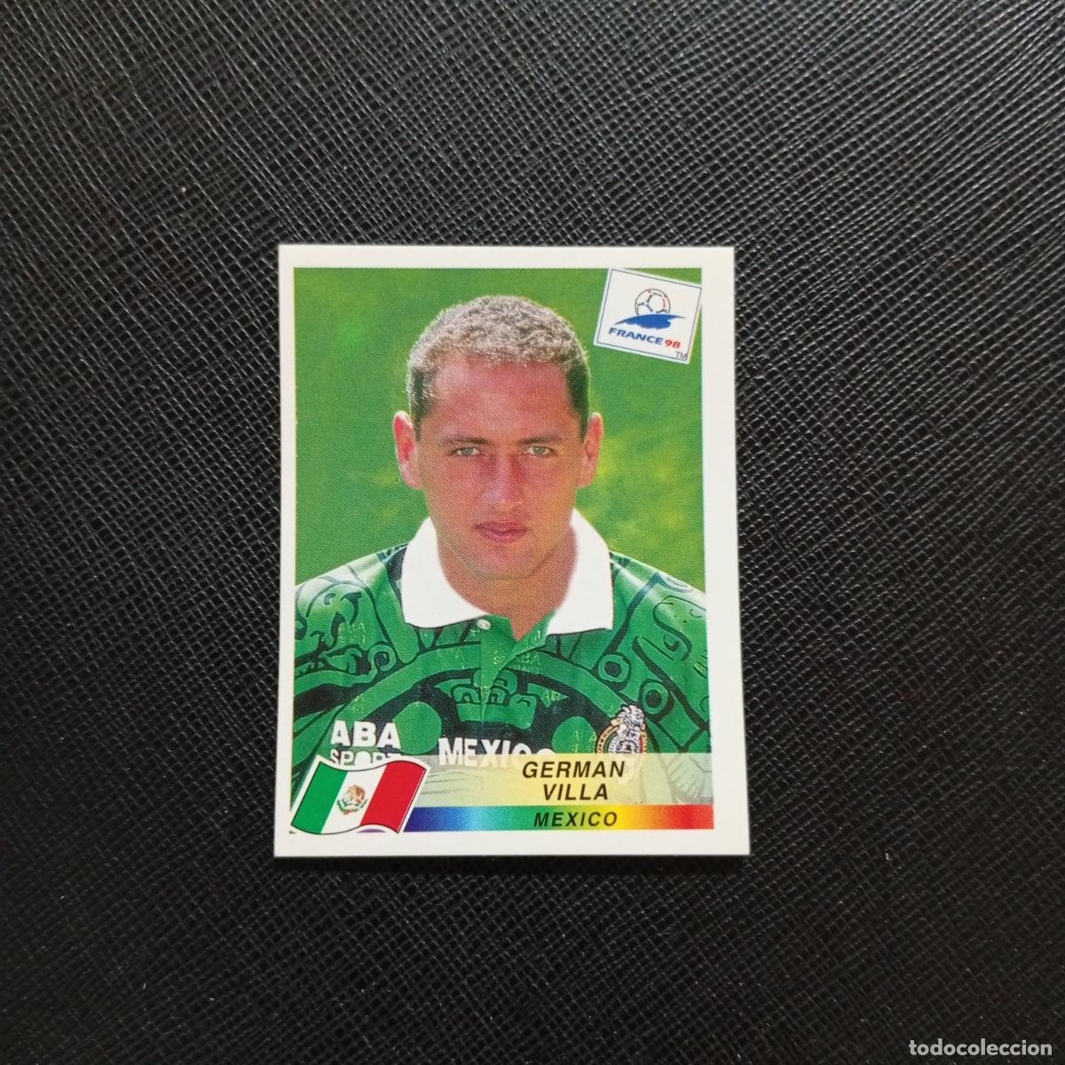 Cromos de f&uacute;tbol: 365 GERMAN VILLA MEXICO PANINI 1998 MUNDIAL CROMO FUTBOL FRANCIA 98 - SIN PEGAR - A98 PG172