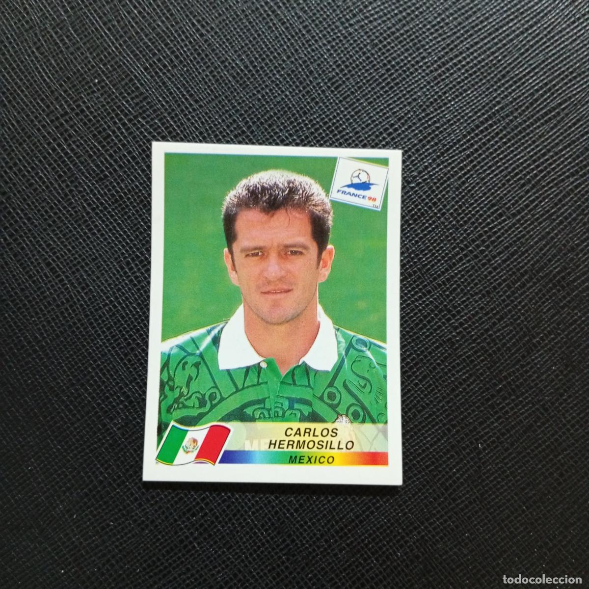 Cromos de f&uacute;tbol: 366 CARLOS HERMOSILLO MEXICO PANINI 1998 MUNDIAL CROMO FUTBOL FRANCIA 98 - SIN PEGAR - A98 PG181 B