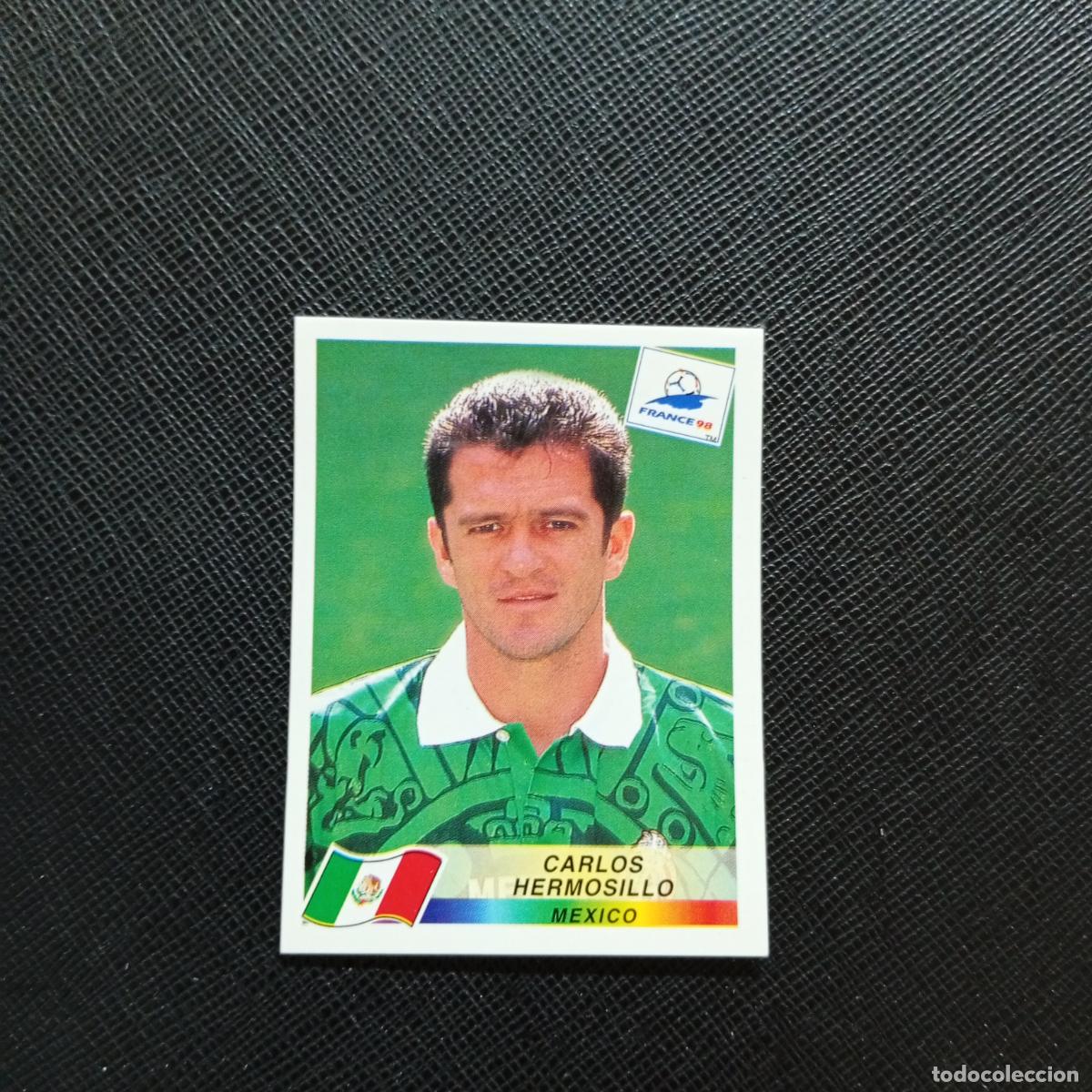 Cromos de f&uacute;tbol: 366 CARLOS HERMOSILLO MEXICO PANINI 1998 MUNDIAL CROMO FUTBOL FRANCIA 98 - SIN PEGAR - A98 PG190 B