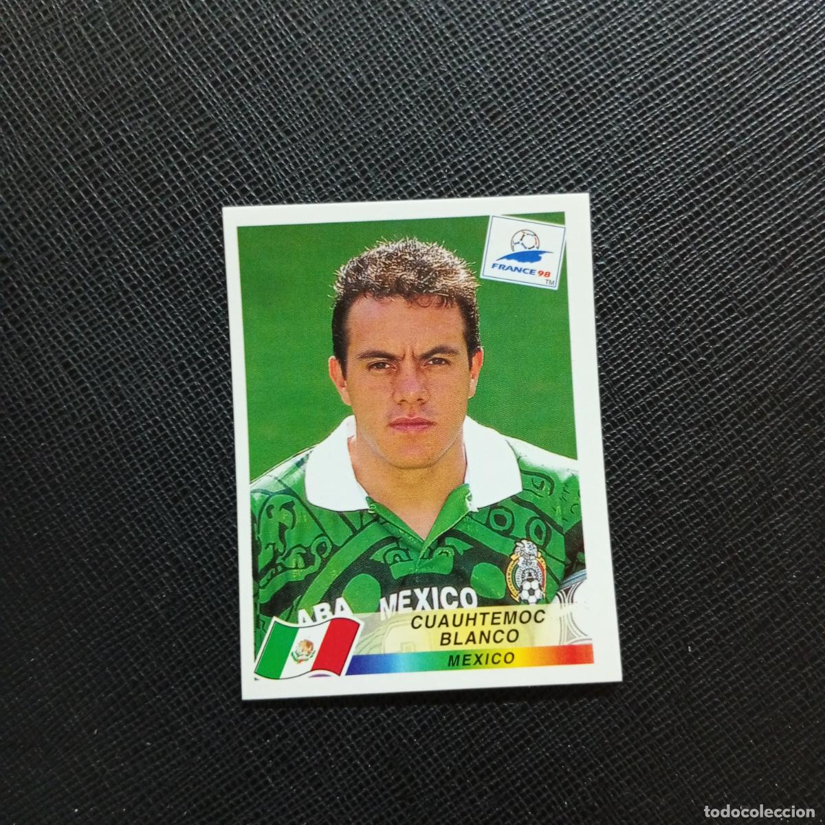 Cromos de Futebol: 369 CUAUHTEMOC BLANCO MEXICO PANINI 1998 MUNDIAL CROMO FUTBOL FRANCIA 98 - SIN PEGAR - A98 PG181