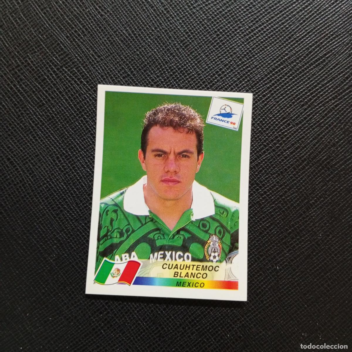 Cromos de Futebol: 369 CUAUHTEMOC BLANCO MEXICO PANINI 1998 MUNDIAL CROMO FUTBOL FRANCIA 98 - SIN PEGAR - A98 PG181 B