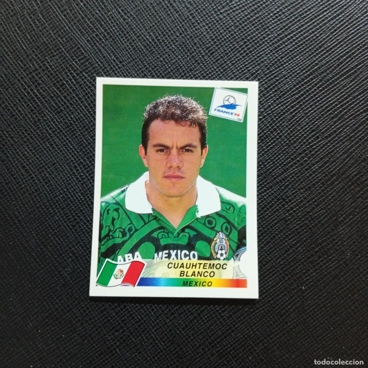 Cromos de f&uacute;tbol: 369 CUAUHTEMOC BLANCO MEXICO PANINI 1998 MUNDIAL CROMO FUTBOL FRANCIA 98 - SIN PEGAR - A98 PG199