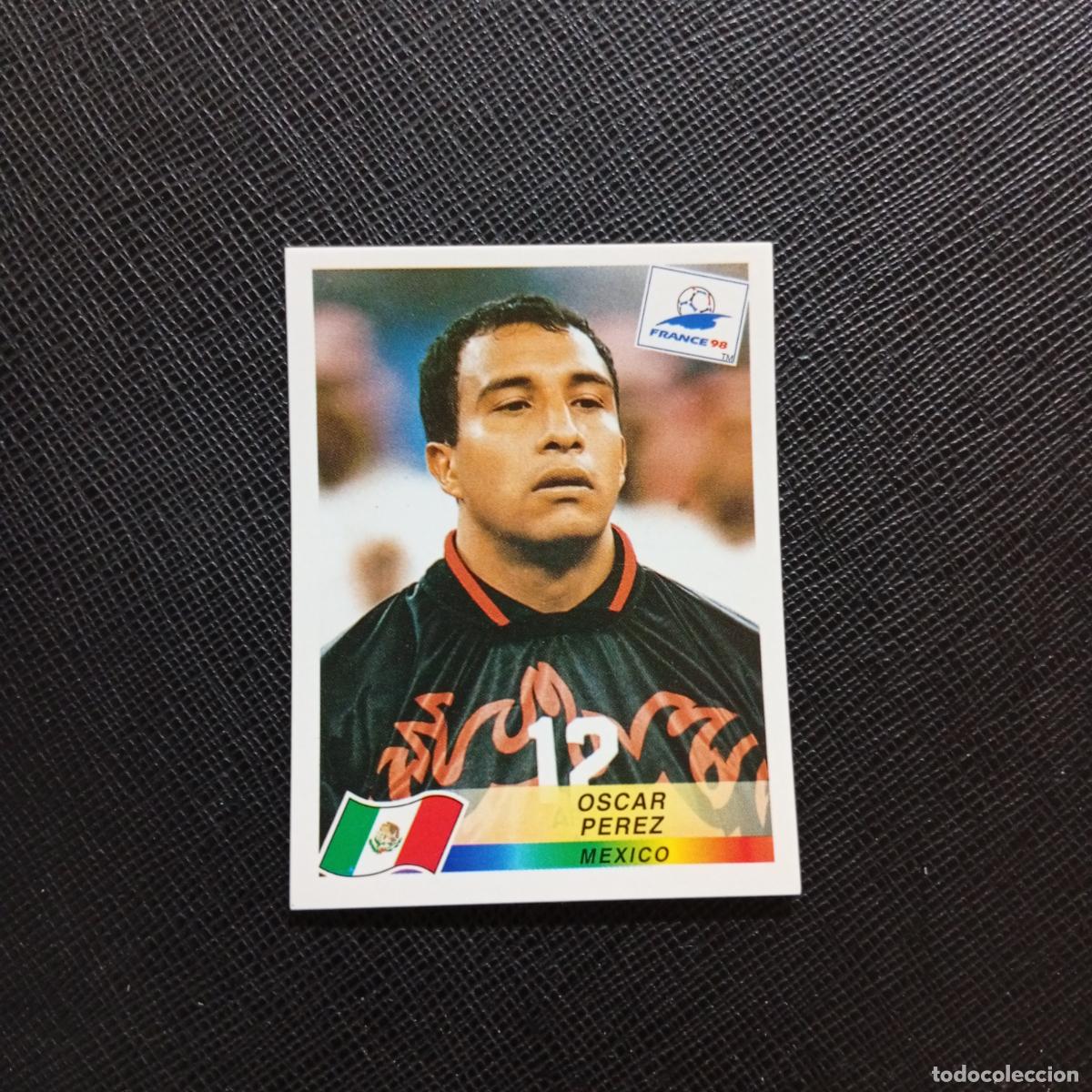 Cromos de f&uacute;tbol: 370 OSCAR PEREZ MEXICO PANINI 1998 MUNDIAL CROMO FUTBOL FRANCIA 98 - SIN PEGAR - A98 PG199