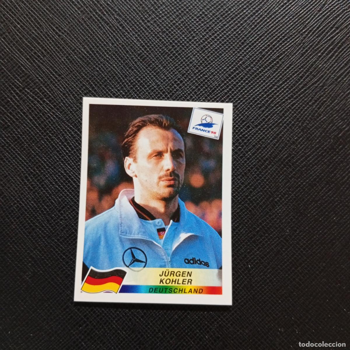 Cromos de f&uacute;tbol: 376 JURGEN KOHLER ALEMANIA PANINI 1998 MUNDIAL CROMO FUTBOL FRANCIA 98 - SIN PEGAR - A98 PG199