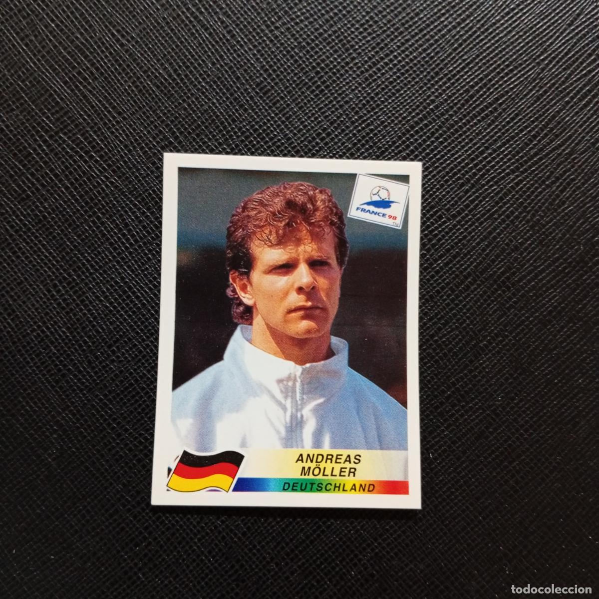 Cromos de f&uacute;tbol: 383 ANDREAS MOLLER ALEMANIA PANINI 1998 MUNDIAL CROMO FUTBOL FRANCIA 98 - SIN PEGAR - A98 PG208