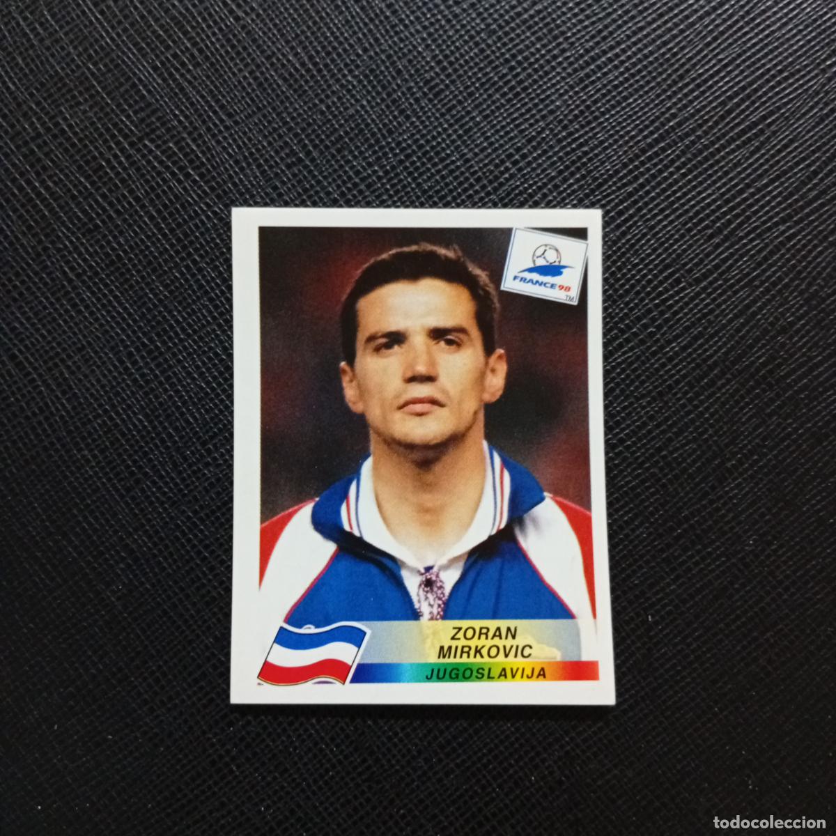 Cromos de f&uacute;tbol: 392 ZORAN MIRKOVIC YUGOSLAVIA PANINI 1998 MUNDIAL CROMO FUTBOL FRANCIA 98 - SIN PEGAR - A98 PG208 B