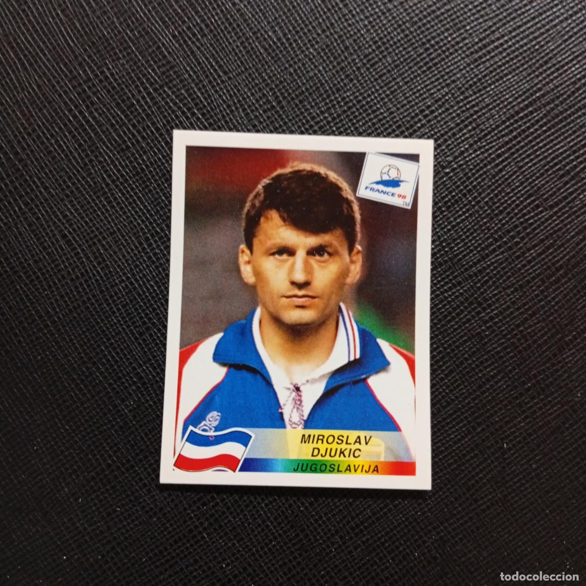 Cromos de f&uacute;tbol: 394 DJUKIC YUGOSLAVIA PANINI 1998 MUNDIAL CROMO FUTBOL FRANCIA 98 - SIN PEGAR - A98 PG208 B